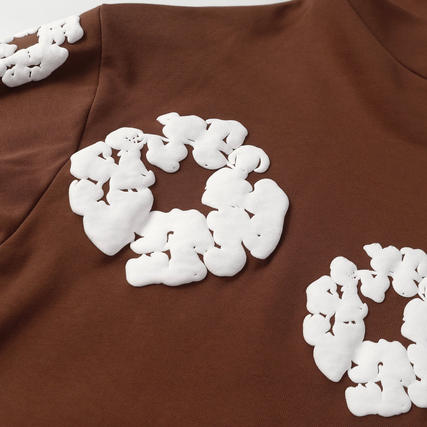 Denim Tears Cotton Wreath Brown Hoodie