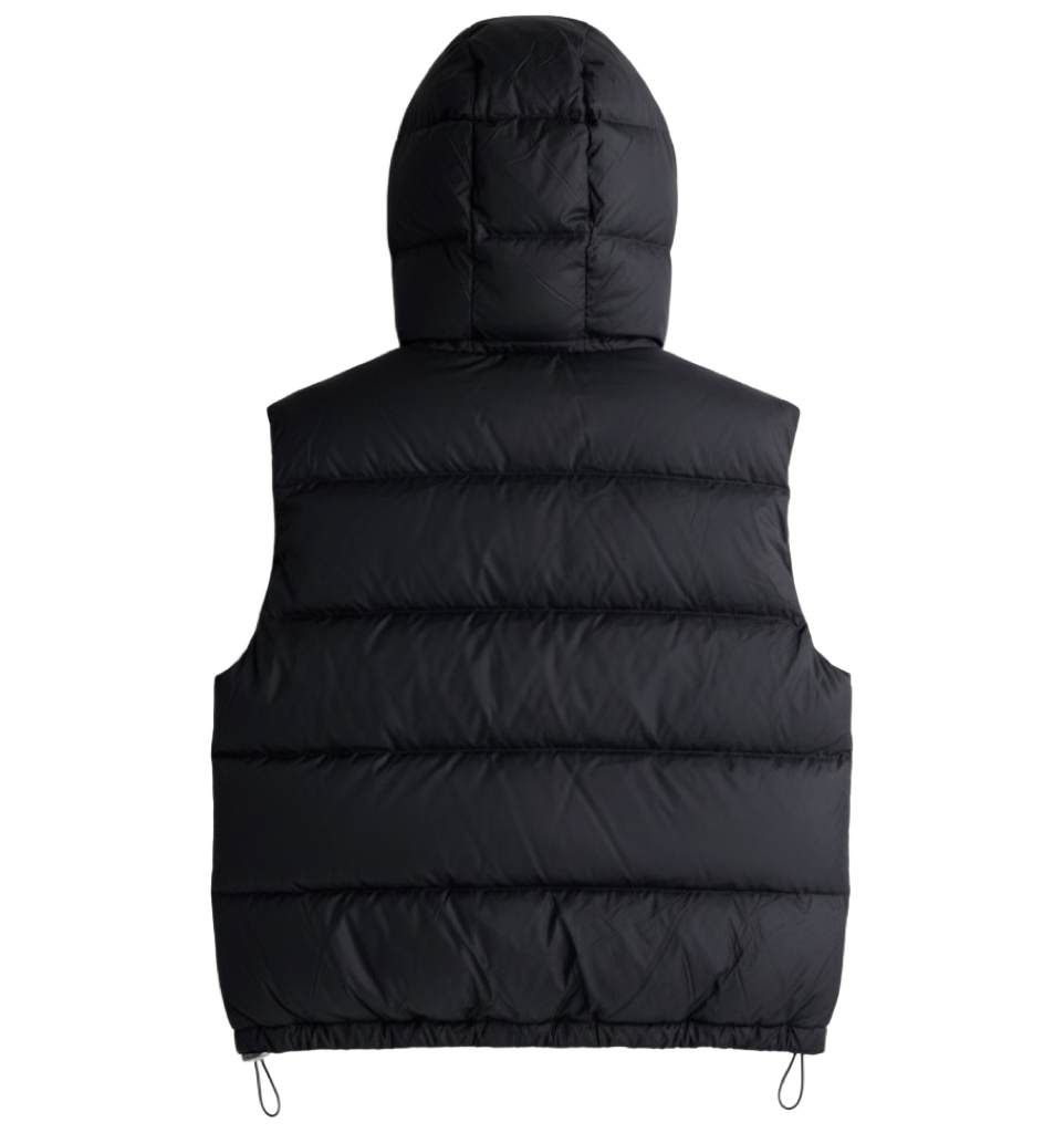 HOODED PUFFER VEST
