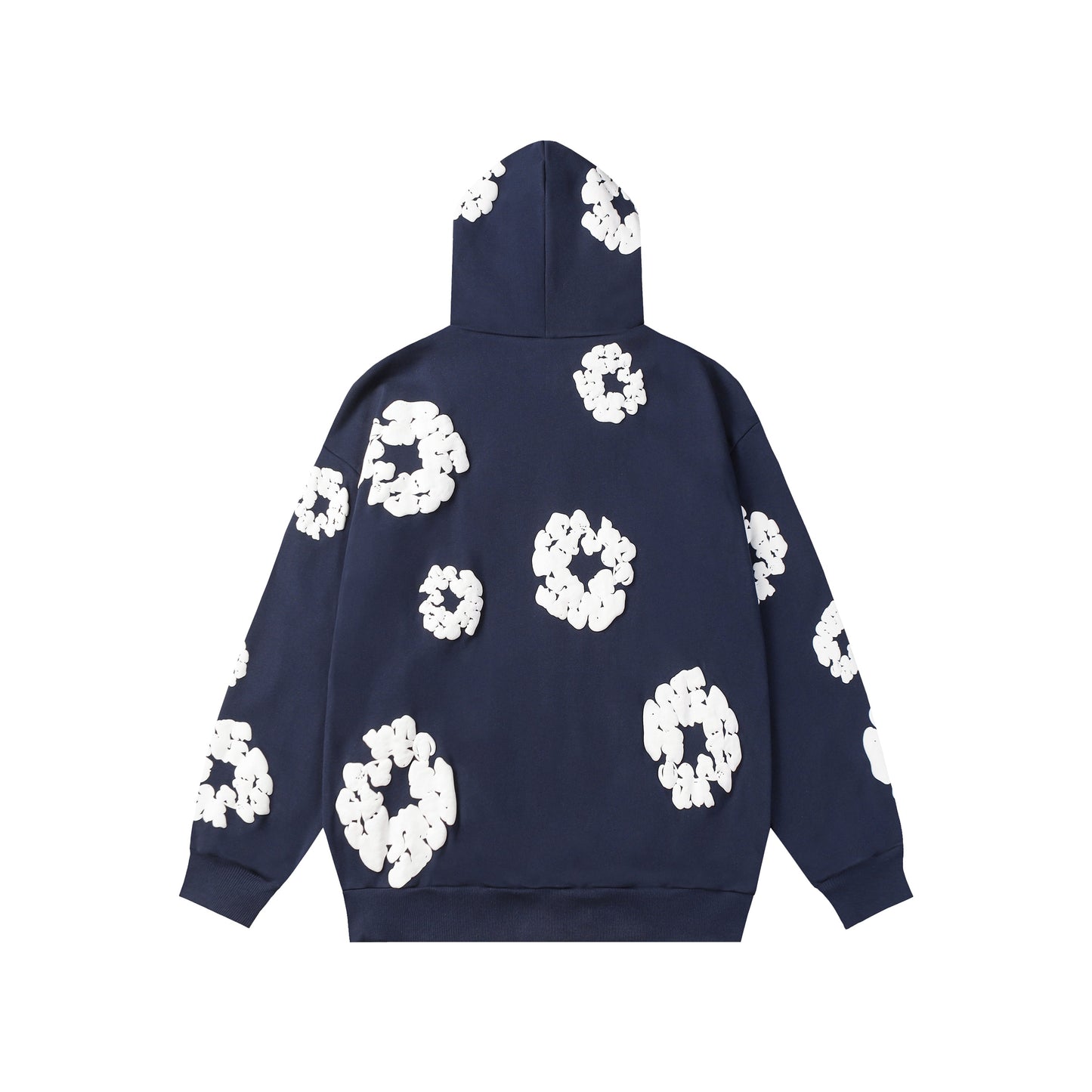 Denim Tears Cotton Wreath Navy Hoodie