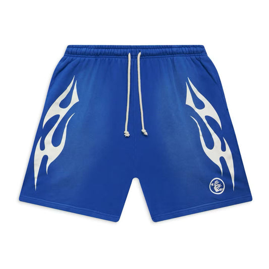 Hellstar Blue Flame Shorts