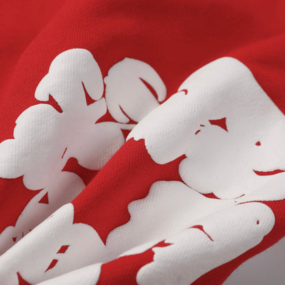 Denim Tears The Cotton Wreath Red Sweatpants