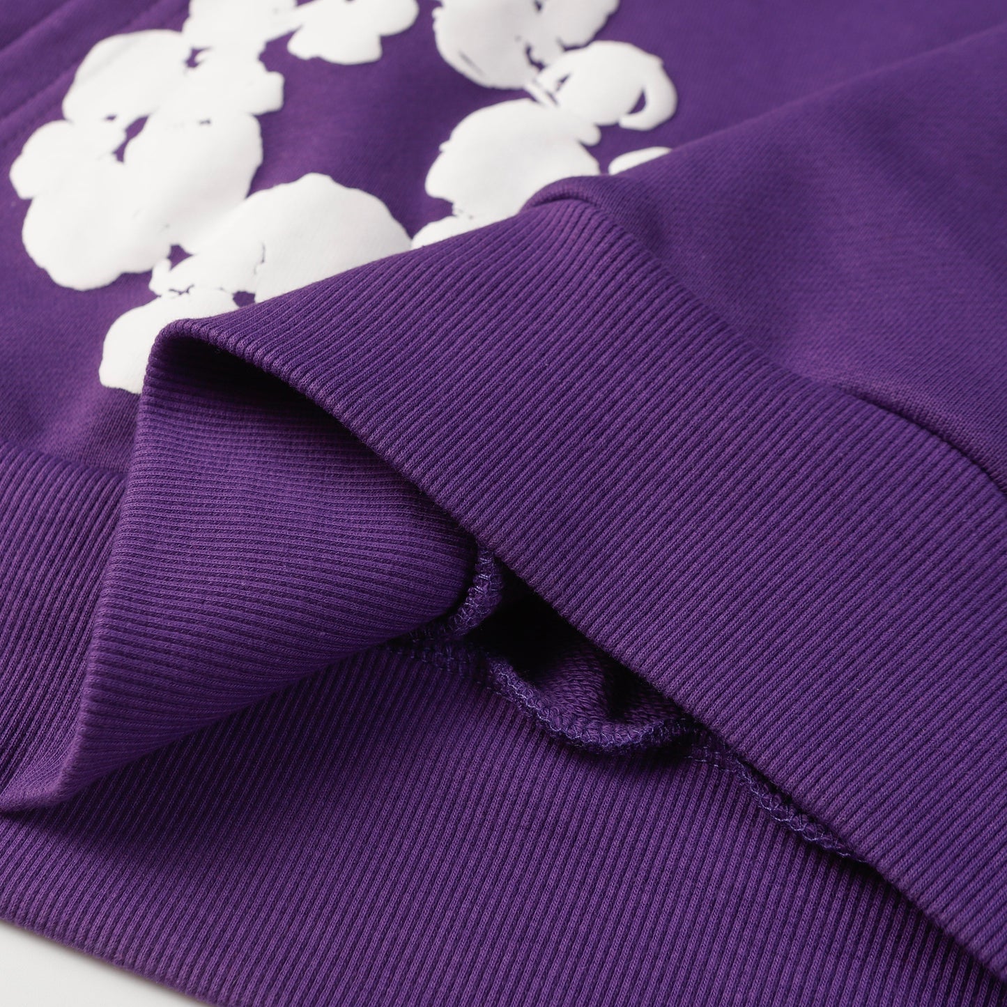 Denim Tears Cotton Wreath Purple Hoodie