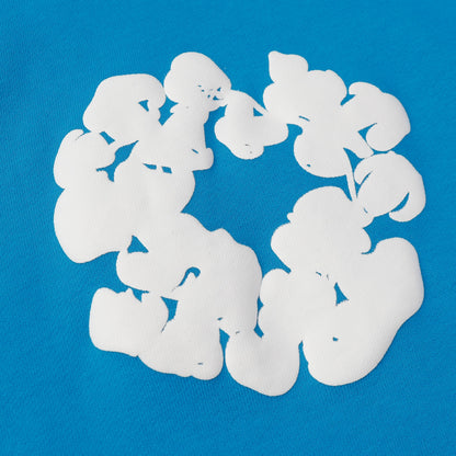 Denim Tears Cotton Wreath Blue Hoodie