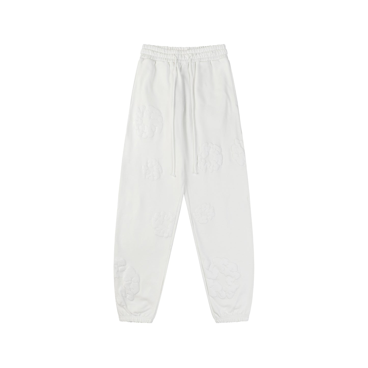 Denim Tears The Cotton Wreath All White Sweatpants