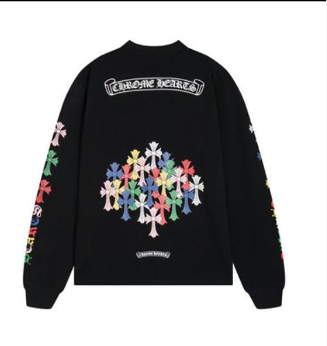 Chrome Hearts Men's Long-Sleeve T-shirt Sweatshirt K8015