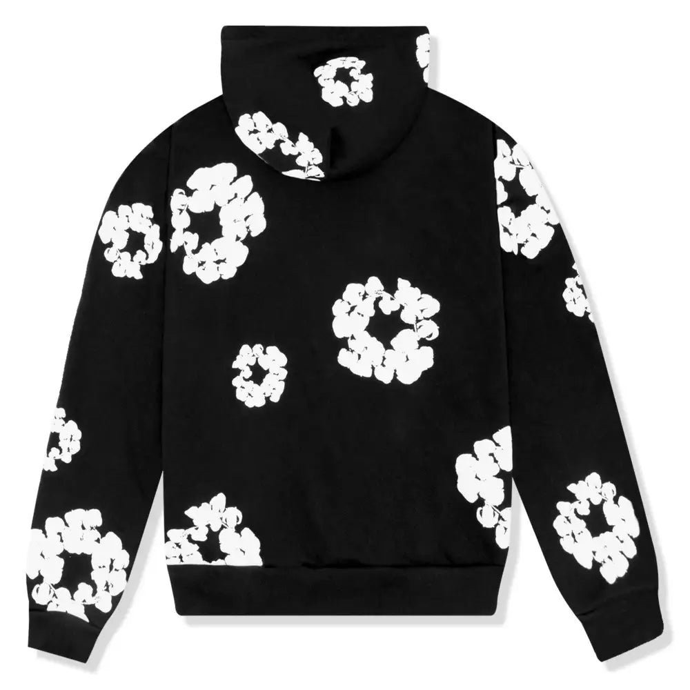 Denim Tears The Cotton Wreath Black Hoodie/Pants (2-Piece)