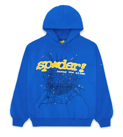 Sp5der TC Marina Hoodie Blue
