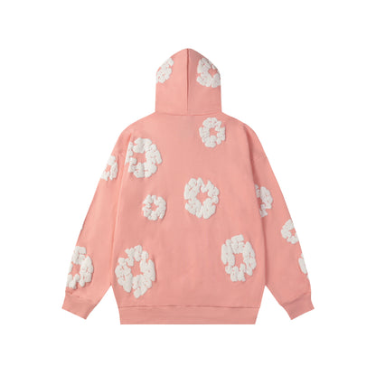 Denim Tears Cotton Wreath Peach Hoodie