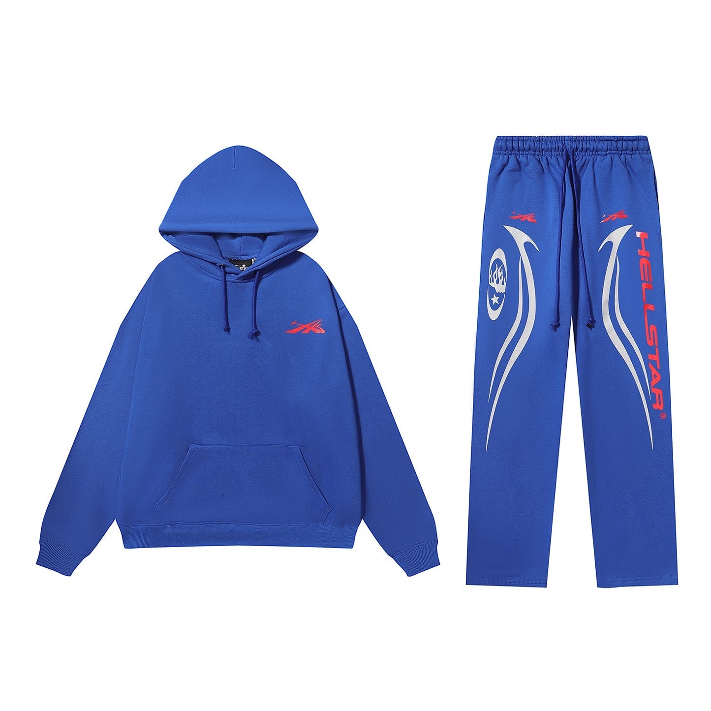 Hellstar Blazing Blue Studios Hoodie/Pants (2-piece)