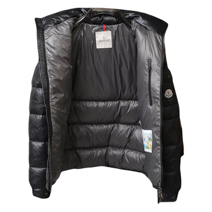 Moncler Men's Black Puffer Jacket - Stylish Winter Coat with Hood