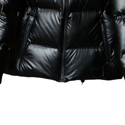 Men's Puffer Jacket with Red Line - Warm Insulated Jacket for Cold Weather