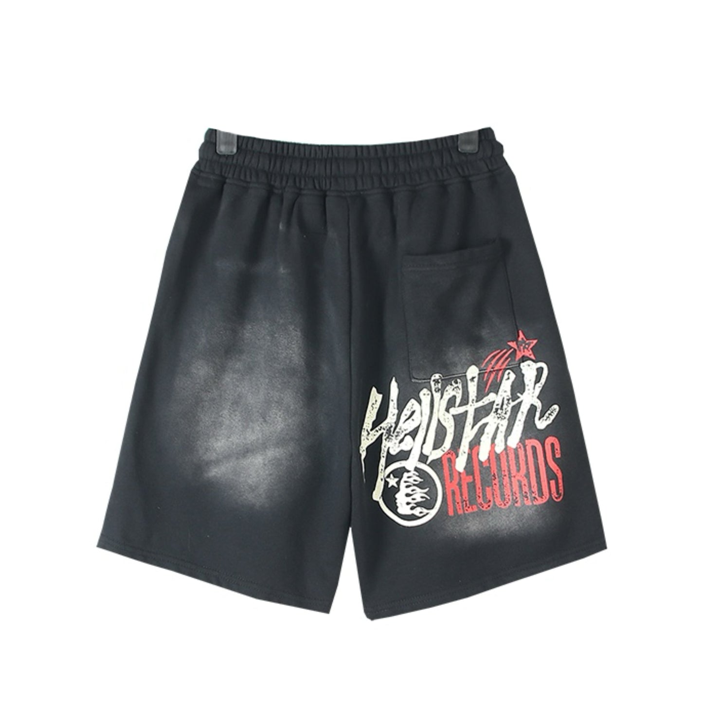 Hellstar Records Faded Black Shorts