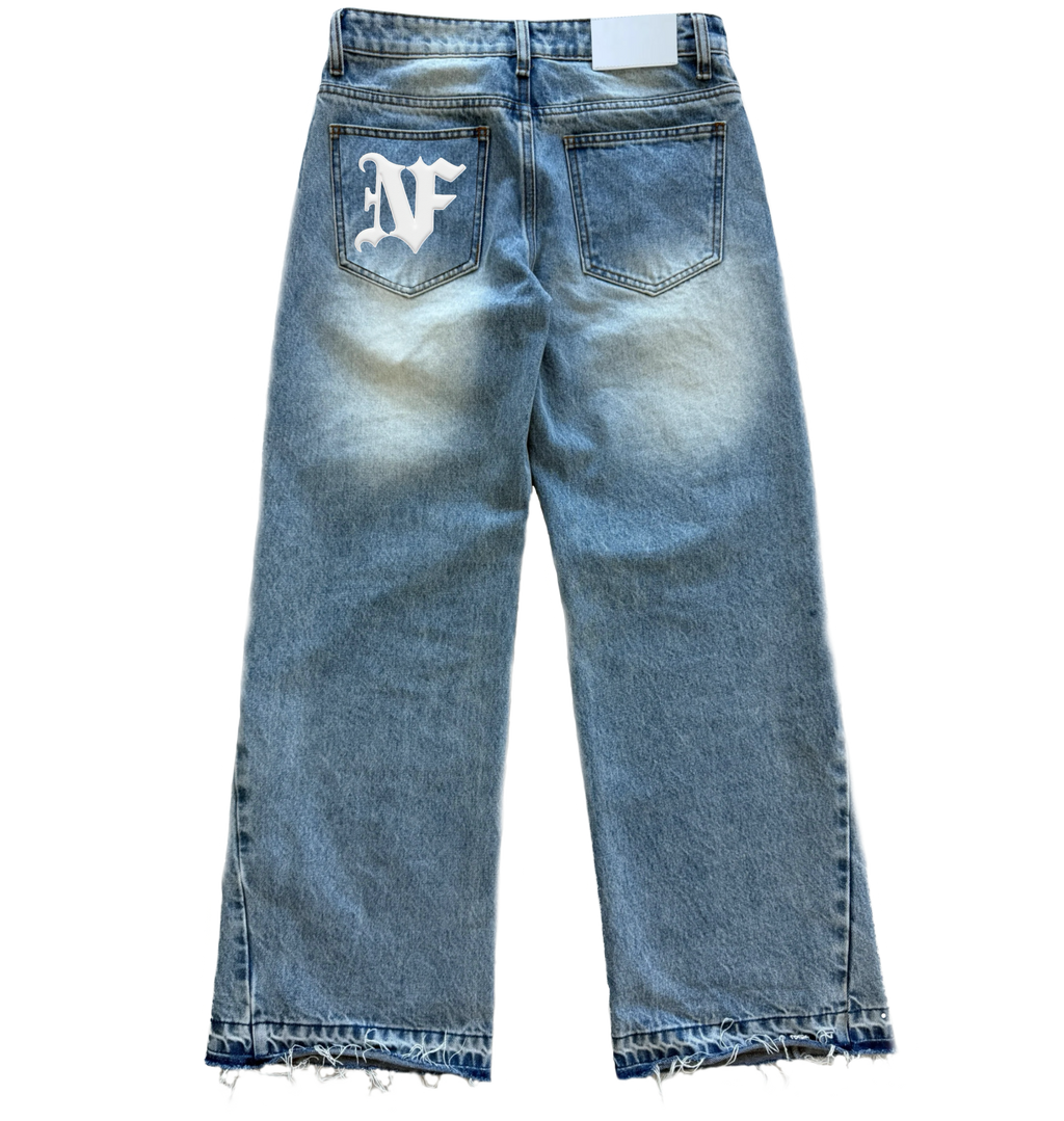 FLARED JEANS - SKY BLUE