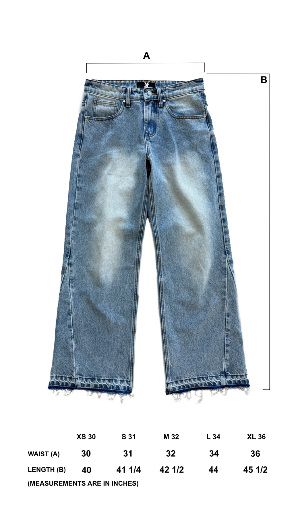 FLARED JEANS - SKY BLUE