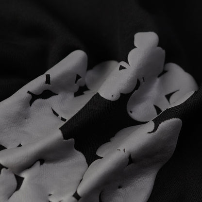 Denim Tears The Cotton Wreath Black and Grey Sweatpants