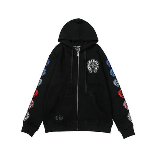 Chrome Hearts Zip Up Hoodie K5011