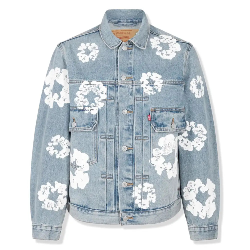 Denim Tears Light Blue Heritage Jacket – Stylish and Timeless Design