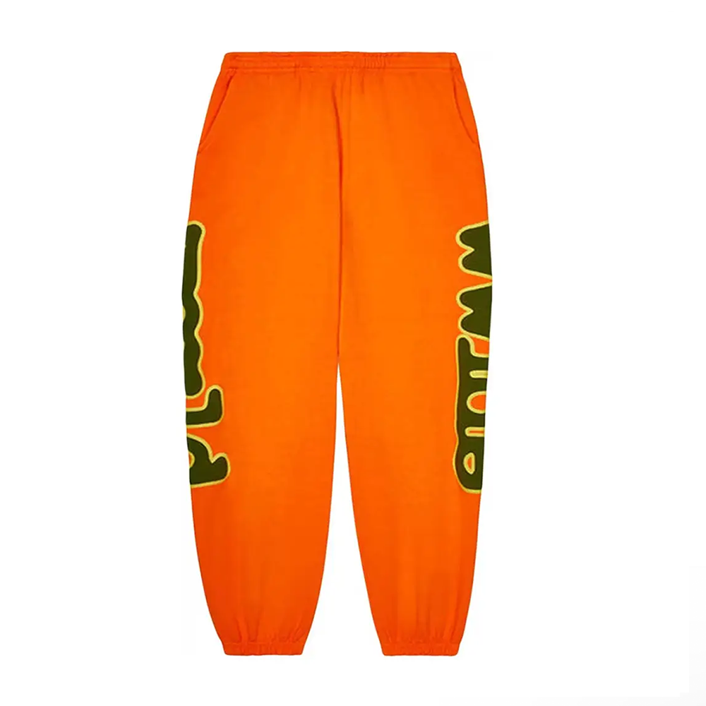 Spider Worldwide Orange Printed Pants
