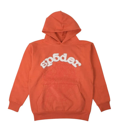 Sp5der Skittles Hoodie Orange