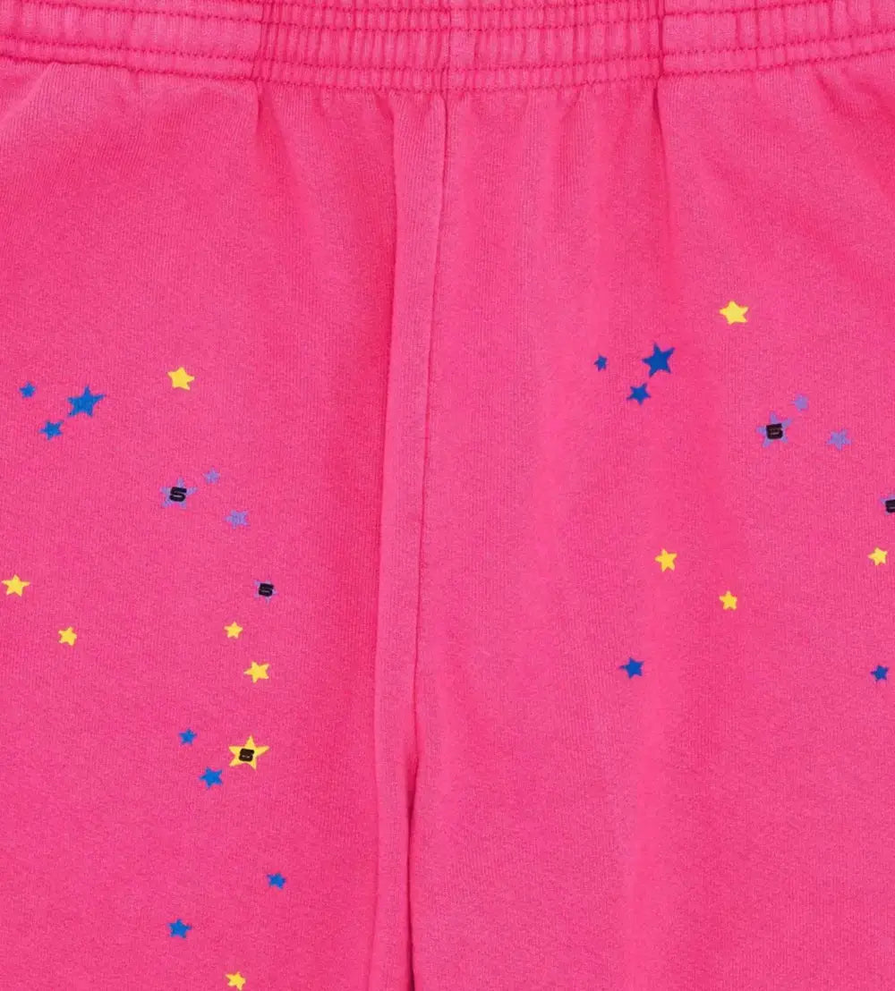 Sp5der P*nk Sweatpants V2 Pink