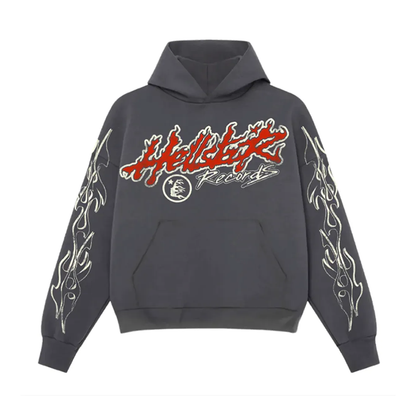 Hellstar Studios Records Tour Hoodie Faded Black