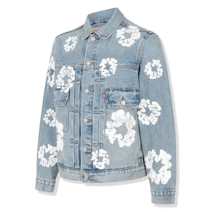 Denim Tears Light Blue Heritage Jacket – Stylish and Timeless Design