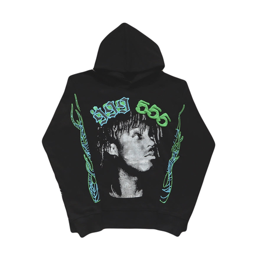 Sp5der X Juice Hoodie Sweatshirt Black