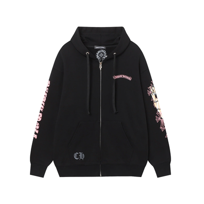 CH-Chrome Hearts Zip Up Hoodie 9821