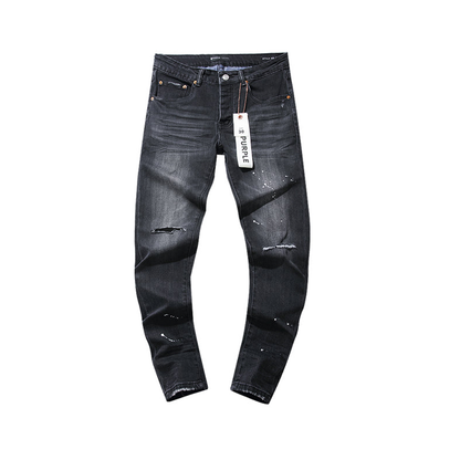 Purple Brand Men's Faded Black Repair Jeans #18