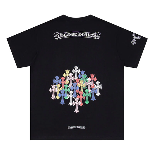 Chrome Hearts Multi Color Cross T-shirt K6052