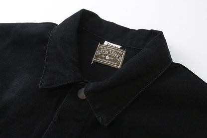Denim Tears Light Black Heritage Jacket – Stylish and Timeless Design