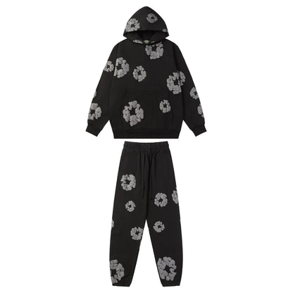 Denim Tears Cotton Wreath High Quality Variety Set Hoodie/Pants (2-piece)