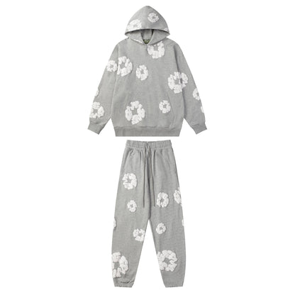 Denim Tears Cotton Wreath High Quality Variety Set Hoodie/Pants (2-piece)