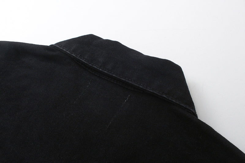 Denim Tears Light Black Heritage Jacket – Stylish and Timeless Design