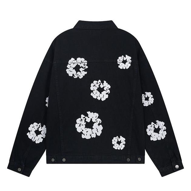 Denim Tears Light Black Heritage Jacket – Stylish and Timeless Design