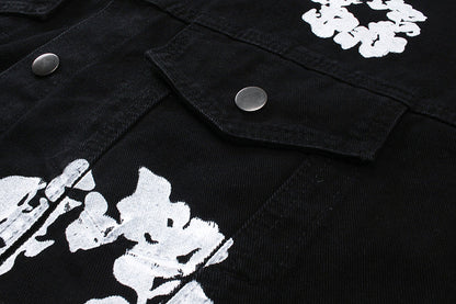 Denim Tears Light Black Heritage Jacket – Stylish and Timeless Design