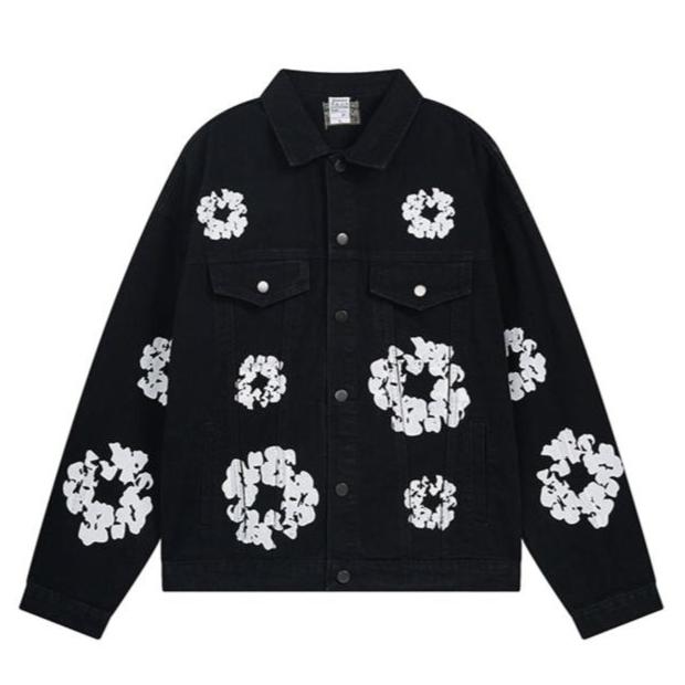 Denim Tears Light Black Heritage Jacket – Stylish and Timeless Design