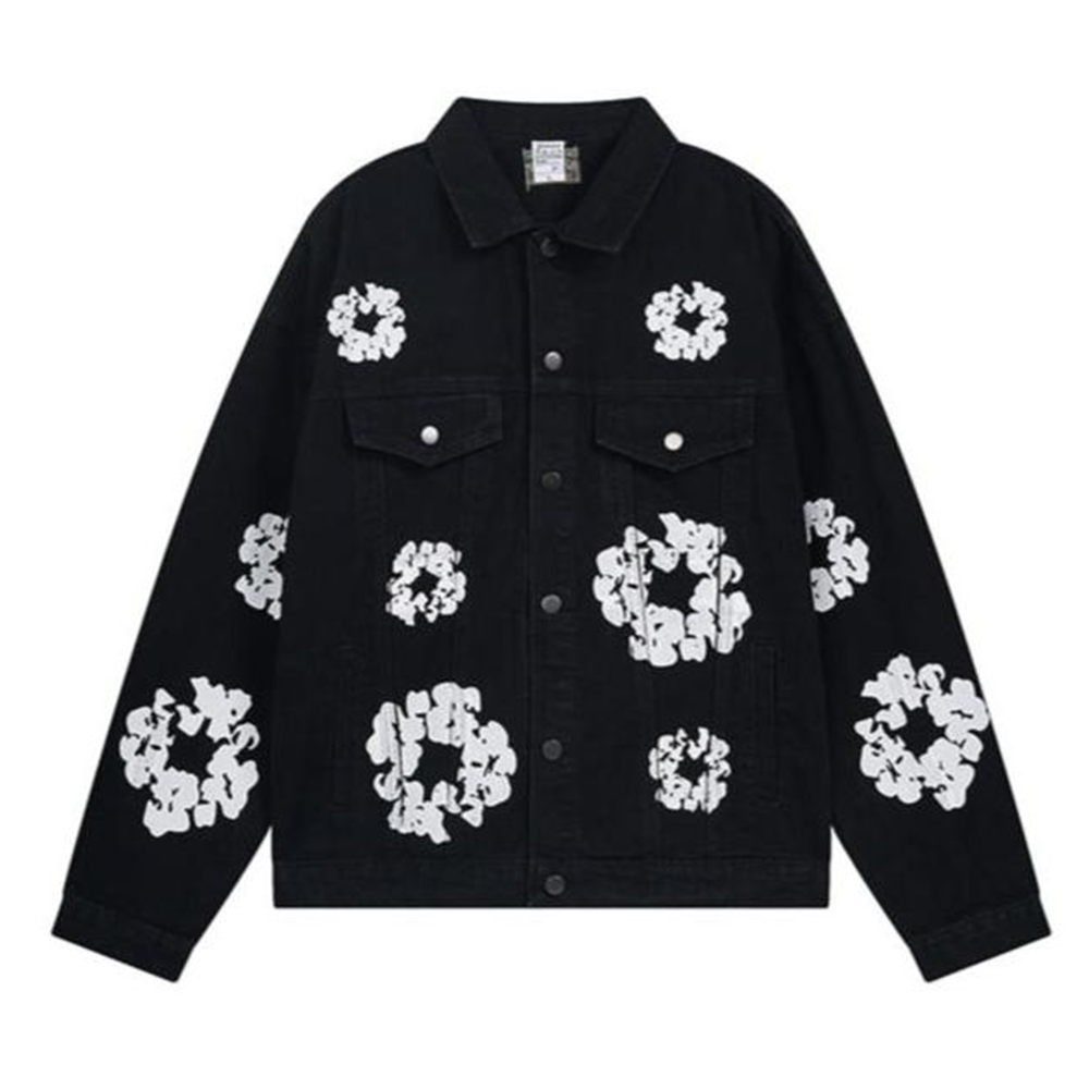 Denim Tears Light Black Heritage Jacket – Stylish and Timeless Design