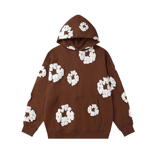 Denim Tears Cotton Wreath Brown Hoodie