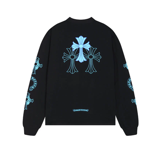 Chrome Hearts Men's Long-Sleeve T-shirt Sweatshirt K8018