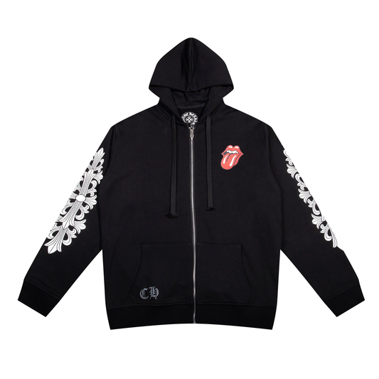 Chrome Hearts Zip Up Hoodie K4